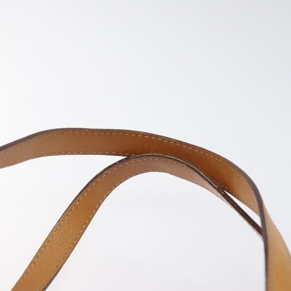 CELINE Macadam Canvas Shoulder Bag Pvc Leather Brown Gold - Picture 8 of 12